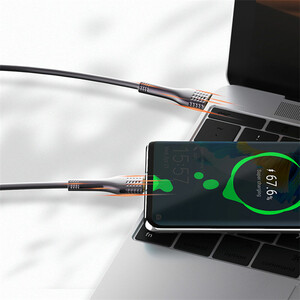 کابل شارژ USB-C به USB-C الدینیو مدل LC651C طول 1 متر توان 65 وات
