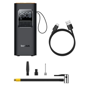 پمپ باد لاستیک خودرو بیسوس مدل SuperMini Pro BS-CG016