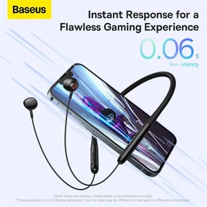 هدفون بلوتوث دورگردنی بیسوس Bowie P1x NGPB010001