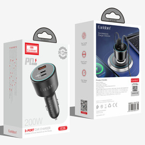 شارژر فندکی ارلدام مدل CC35 توان 200 وات