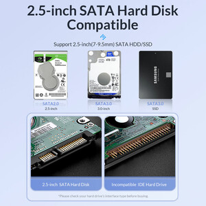 قاب اکسترنال هارد 2.5 اینچی USB 3.0 اوریکو مدل 2020U3-V1