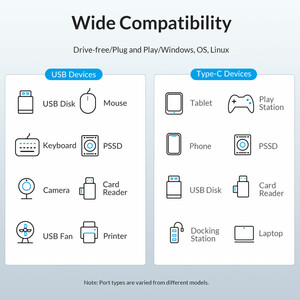 هاب USB 3.0 چهار پورت اوریکو مدل PW4U-U3-015