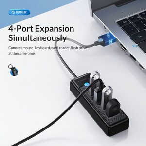 هاب USB 3.0 چهار پورت اوریکو مدل PW4U-U3-015