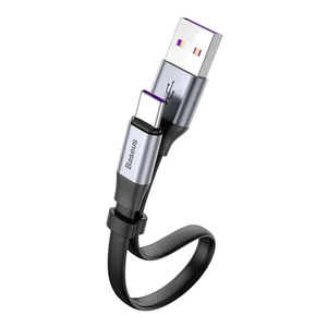 کابل شارژ USB به Type-C بیسوس مدل Simple HW CATMBJ-BG1 طول 23 سانتی متر توان 40 وات