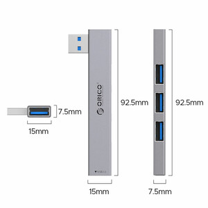 هاب USB 3.0 چهار پورت اوریکو مدل YSZ1-U3