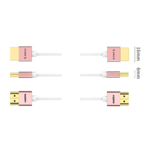 کابل HDMI اوریکو مدل HD205-20 نسخه 2.0 کیفیت 4K طول 2 متر