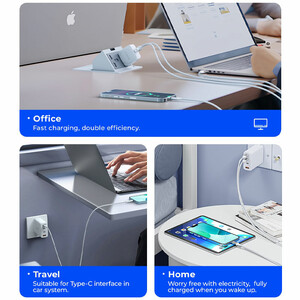 کابل شارژ USB-C به USB-C اوریکو مدل CDX-60CC طول 1 متر توان 60 وات