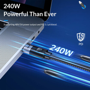 کابل شارژ USB-C به USB-C اوریکو مدل CDX-100CC طول 1 متر توان 100 وات
