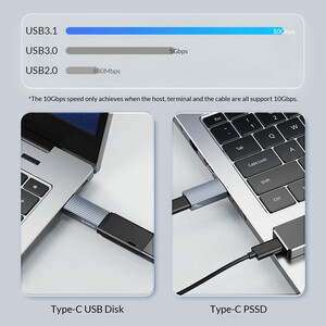 مبدل Type-C به OTG USB 3.1 اوریکو مدل AH-AC10
