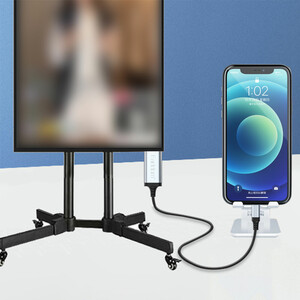 کابل تبدیل لایتنینگ به HDMI ارلدام مدل W35 طول 2 متر