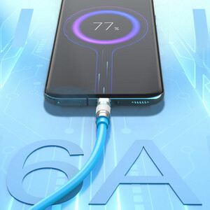 کابل شارژ USB-C به USB-C ایکس او NB-Q228B طول 1.2 متر توان 60 وات