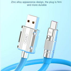 کابل شارژ USB به Type-C ایکس او NB-227 طول 1.2 متر توان 6 آمپر
