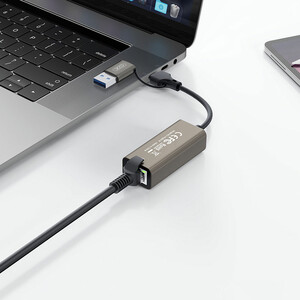 کابل تبدیل USB-C/USB-A به LAN ایکس او مدل XO-HUB018