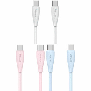 کابل شارژ USB-C به USB-C یوسمز مدل SJ716  طول 1 متر توان 60 وات