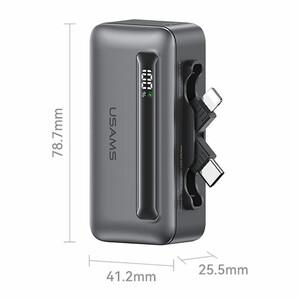 پاوربانک یوسمز مدل CD233 ظرفیت 4500 توان 20 وات با کابل متصل