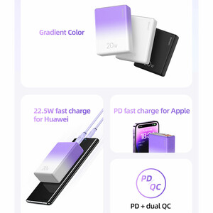 پاوربانک یوسمز مدل CD192 ظرفیت 10000 توان 22.5 وات