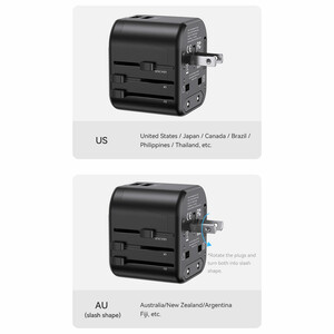 شارژر دیواری یوسمز US-CC173 T55 توان 12 وات