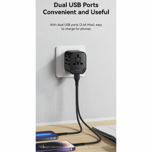 شارژر دیواری یوسمز US-CC173 T55 توان 12 وات
