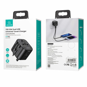 شارژر دیواری یوسمز US-CC173 T55 توان 12 وات