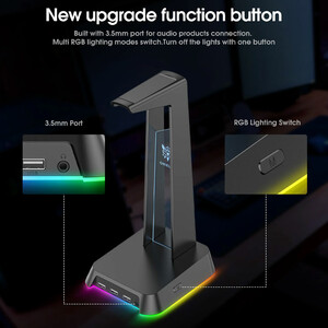 پایه نگهدارنده هدفون گیمینگ اونیکوما مدل ST2 RGB
