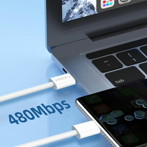 کابل شارژ USB-C به USB-C ارلدام مدل EC-196C-C طول 1 متر توان 60 وات