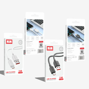 کابل شارژ USB به micro USB ارلدام مدل EC-183M طول 1 متر توان 2.4 آمپر