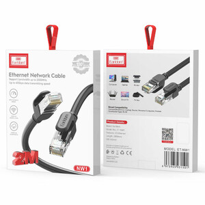 کابل شبکه ارلدام Cat6 مدل NW1 طول 2 متر