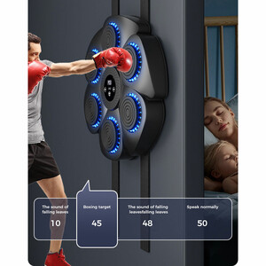 کیسه بوکس دیواری هوشمند موزیکال ایکس او مدل SF02