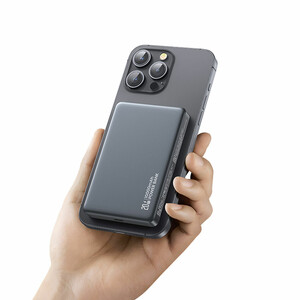 پاوربانک وایرلس مگنتی یوسمز مدل CD242 ظرفیت 10000 میلی آمپر ساعت توان 20 وات