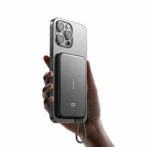 پاوربانک وایرلس مگنتی یوسمز مدل CD227 ظرفیت 5000 میلی آمپر ساعت توان 20 وات