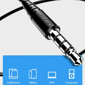 هندزفری باسیم یوسمز مدل EP-39 با کانکتور AUX