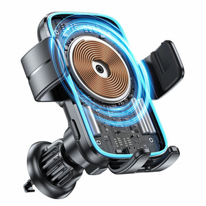 پایه نگهدارنده و شارژر بی سیم خودرو یوسمز مدل CD230 توان 15 وات