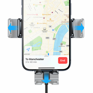 پایه نگهدارنده و شارژر بی سیم خودرو یوسمز مدل CD230 توان 15 وات