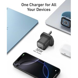 شارژر دیواری انکر مدل Anker Zolo A2698 توان 30 وات سه پین