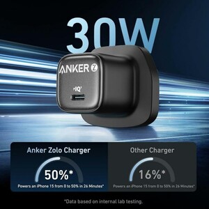 شارژر دیواری انکر مدل Anker Zolo A2698 توان 30 وات سه پین