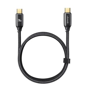 کابل شارژ USB-C به USB-C یوسمز مدل SJ581 طول 2 متر توان 240 وات