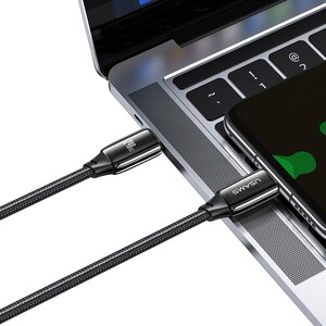 کابل شارژ USB-C به USB-C یوسمز مدل SJ581 طول 2 متر توان 240 وات