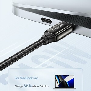 کابل شارژ USB-C به USB-C یوسمز مدل SJ581 طول 2 متر توان 240 وات