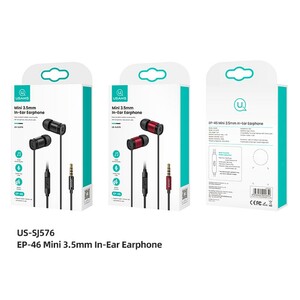 هندزفری باسیم یوسمز مدل EP-46 با کانکتور AUX