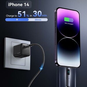 مبدل Type-C به Lightning یوسمز مدل SJ681 توان 30 وات