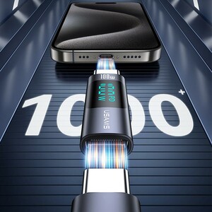 مبدل Type-C به Type-C یوسمز مدل SJ682 توان 100 وات