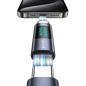 مبدل Type-C به Type-C یوسمز مدل SJ682 توان 100 وات