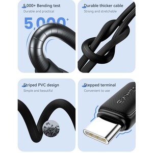 کابل شارژ USB-C به USB-C یوسمز مدل SJ696 طول 2 متر توان 60 وات