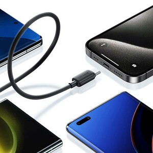 کابل شارژ USB-C به USB-C یوسمز مدل SJ696 طول 2 متر توان 60 وات