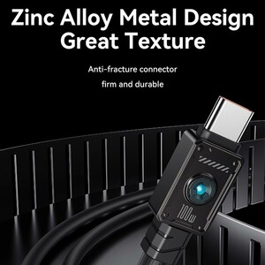 کابل شارژ USB-C به USB-C یوسمز مدل SJ684  طول 1.2 متر توان 100 وات