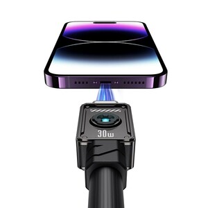 کابل شارژ Type-C به لایتنینگ یوسمز مدل SJ685 طول 1.2 متر توان 30 وات