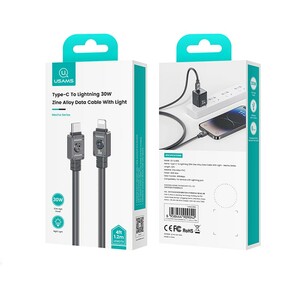 کابل شارژ Type-C به لایتنینگ یوسمز مدل SJ685 طول 1.2 متر توان 30 وات