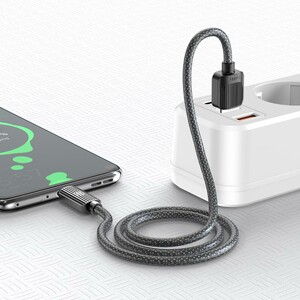 کابل شارژ USB به micro USB ارلدام مدل EC-187M طول 1 متر توان 2.4 آمپر