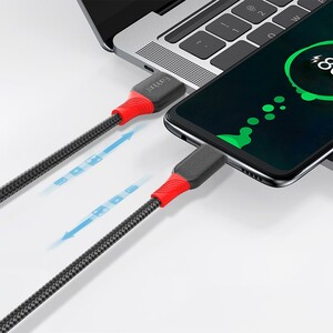 کابل شارژ USB به micro USB ارلدام مدل EC-186M طول 1 متر توان 2.4 آمپر