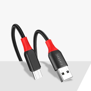 کابل شارژ USB به micro USB ارلدام مدل EC-186M طول 1 متر توان 2.4 آمپر